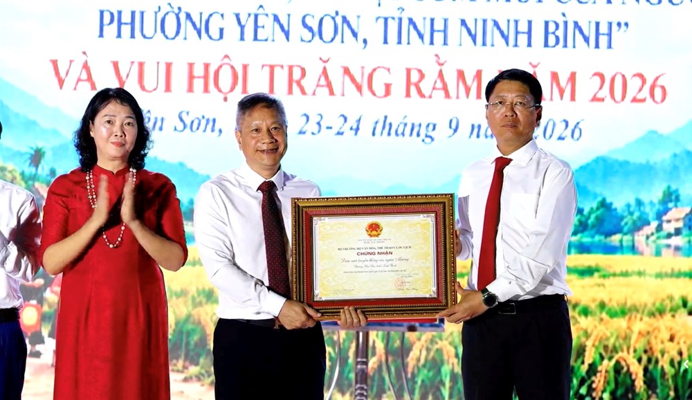 Ninh Bình: Công bố Di sản văn hóa phi vật thể quốc gia gắn với người Mường - ảnh 4