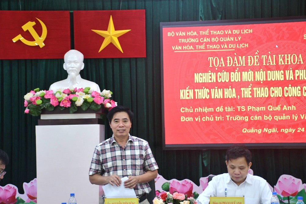 Nghiên cứu đổi mới nội dung và phương thức bồi dưỡng kiến thức VHTT cho công chức cấp xã, cấp huyện - ảnh 2
