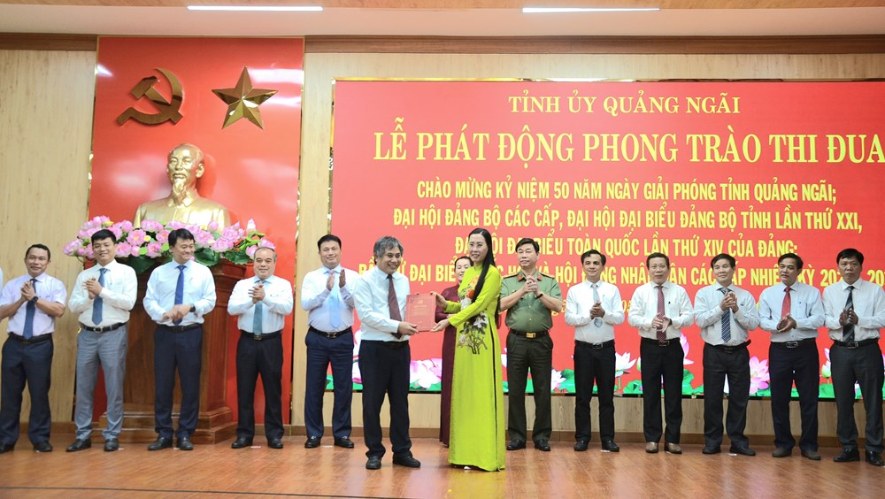 Quảng Ngãi phát động thi đua cao điểm chào mừng 50 năm giải phóng - ảnh 3