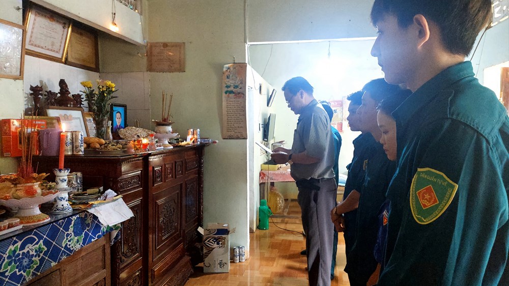 Ấm lòng mâm cơm giỗ liệt sĩ - ảnh 2
