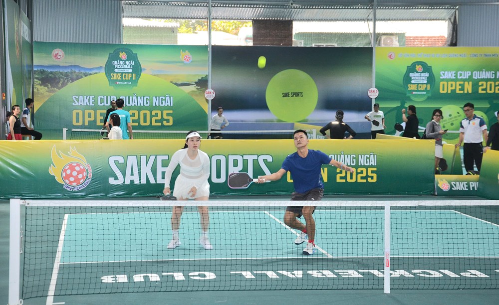 Giải Pickleball tỉnh Quảng Ngãi mở rộng, tranh Cúp Sake lần thứ II - ảnh 1