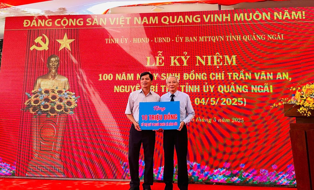 Kỷ niệm 100 năm ngày sinh nguyên Bí thư Tỉnh ủy Quảng Ngãi Trần Văn An - ảnh 4