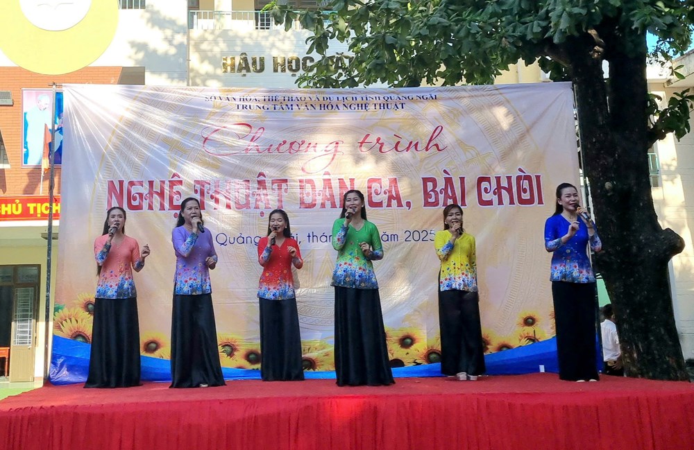 Đưa nghệ thuật bài chòi đến gần với học sinh - ảnh 1