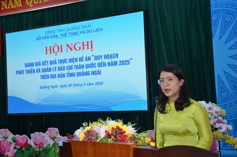Thực hiện đề án Quy hoạch phát triển và quản lý báo chí trên địa bàn Quảng Ngãi - ảnh 1