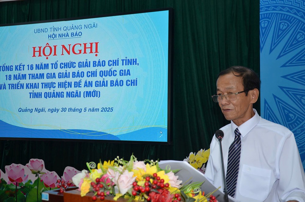 Tổng kết 15 năm tổ chức Giải báo chí tỉnh Quảng Ngãi - ảnh 2