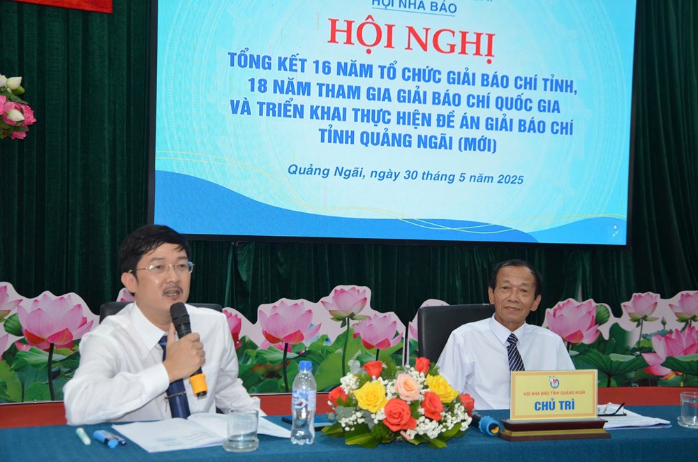 Tổng kết 15 năm tổ chức Giải báo chí tỉnh Quảng Ngãi - ảnh 4