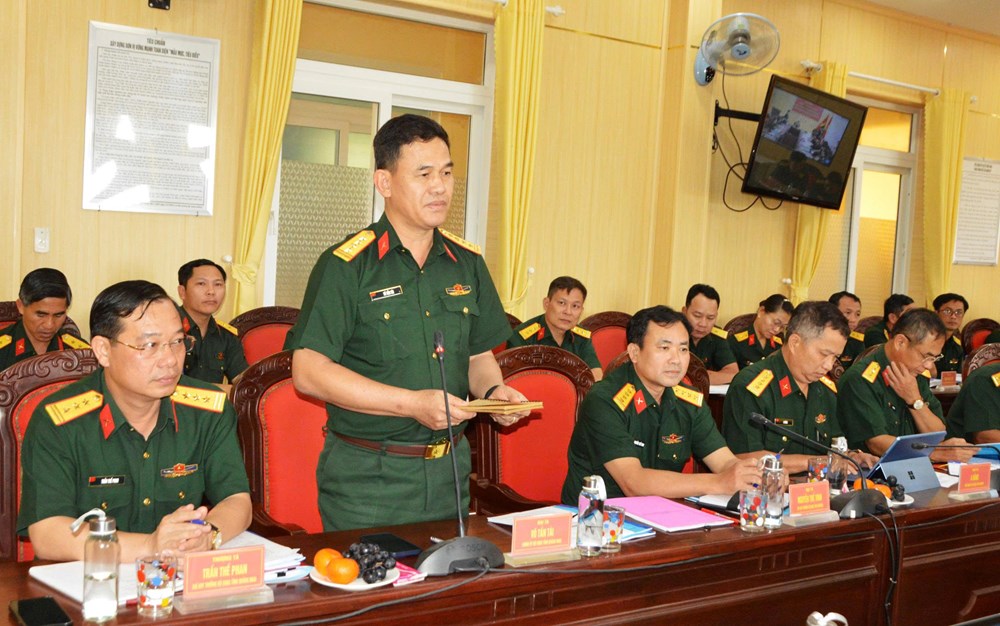 Triển khai thực hiện cơ quan quân sự địa phương theo đơn vị hành chính mới - ảnh 2
