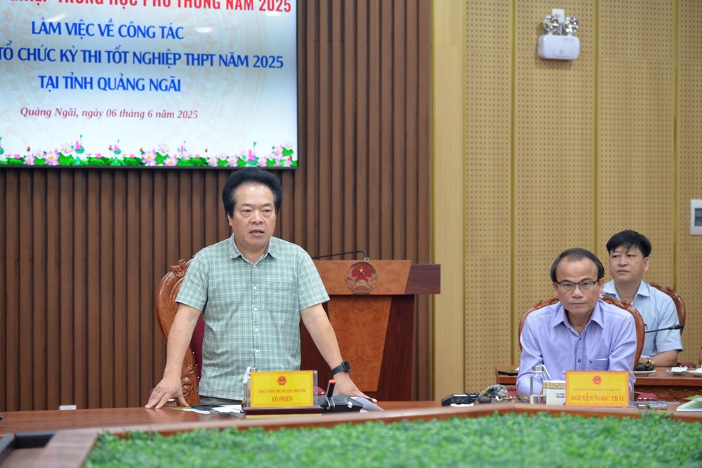 Đảm bảo Kỳ thi tốt nghiệp THPT tại Quảng Ngãi diễn ra an toàn - ảnh 2