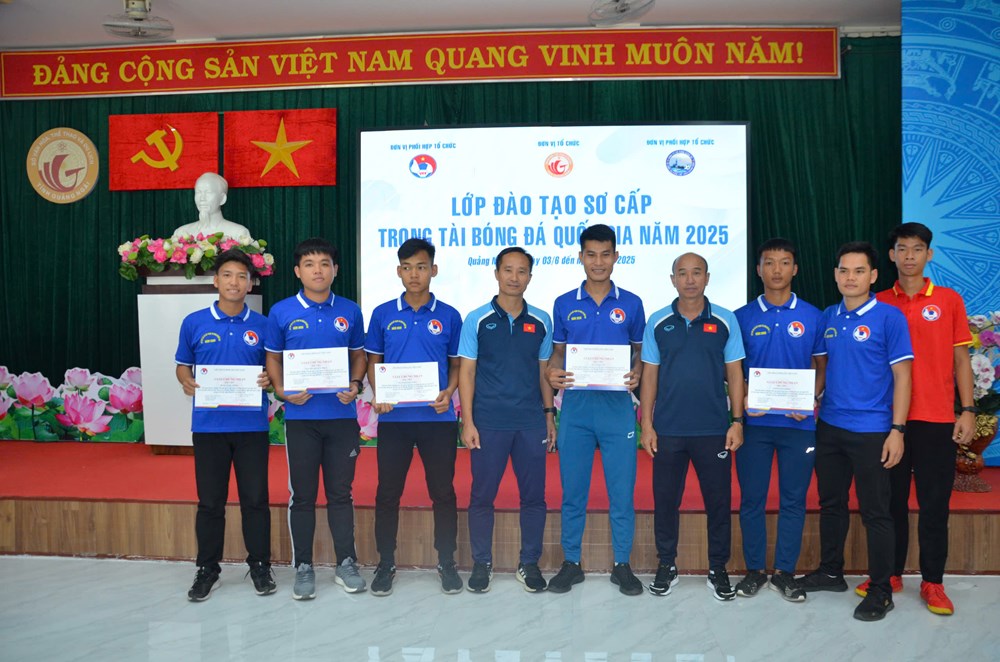 Đào tạo sơ cấp Trọng tài bóng đá Quốc gia năm 2025 - ảnh 3