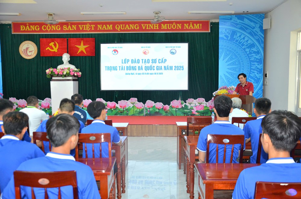 Đào tạo sơ cấp Trọng tài bóng đá Quốc gia năm 2025 - ảnh 4