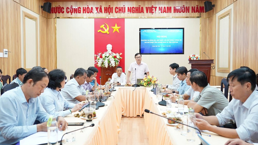Đảm bảo hệ thống thông tin, nền tảng số và cơ sở dữ liệu khi nhập hai tỉnh Quảng Ngãi – Kon Tum - ảnh 1
