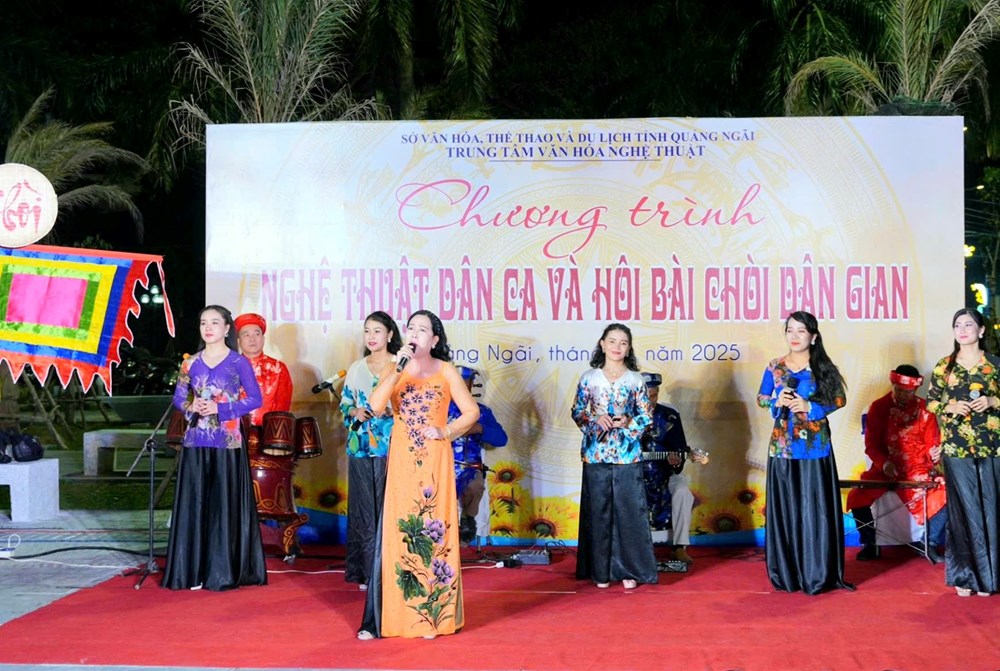 Câu lạc bộ bài chòi dân gian – nơi kết nối đam mê, gìn giữ di sản - ảnh 2
