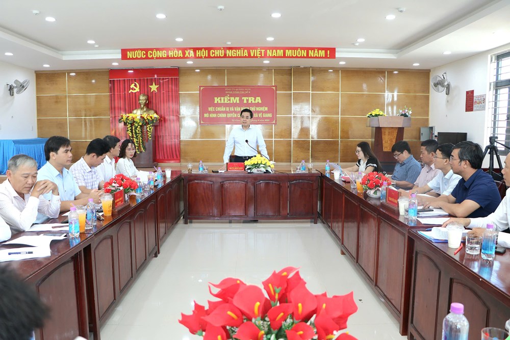 Kiểm tra vận hành thử nghiệm mô hình chính quyền địa phương 2 cấp - ảnh 4