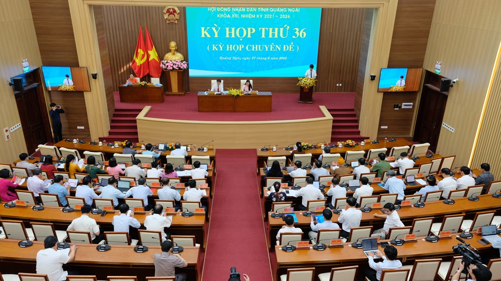Kỳ họp HĐND Quảng Ngãi cuối cùng thông qua nhiều Nghị quyết quan trọng - ảnh 1