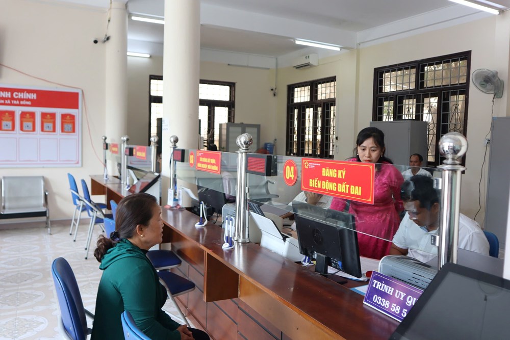 Cán bộ nhiệt tình, công việc được giải quyết nhanh chóng - ảnh 1