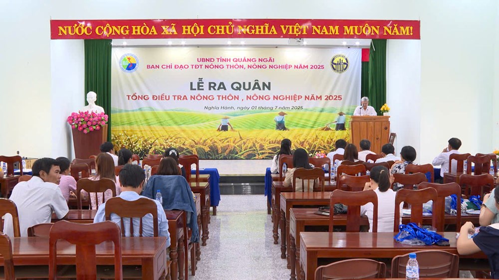 Quảng Ngãi quyết tâm hoàn thành tổng điều tra nông thôn, nông nghiệp - ảnh 1