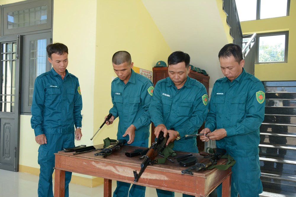 Lực lượng quân sự địa phương hoạt động hiệu quả sau sáp nhập - ảnh 4