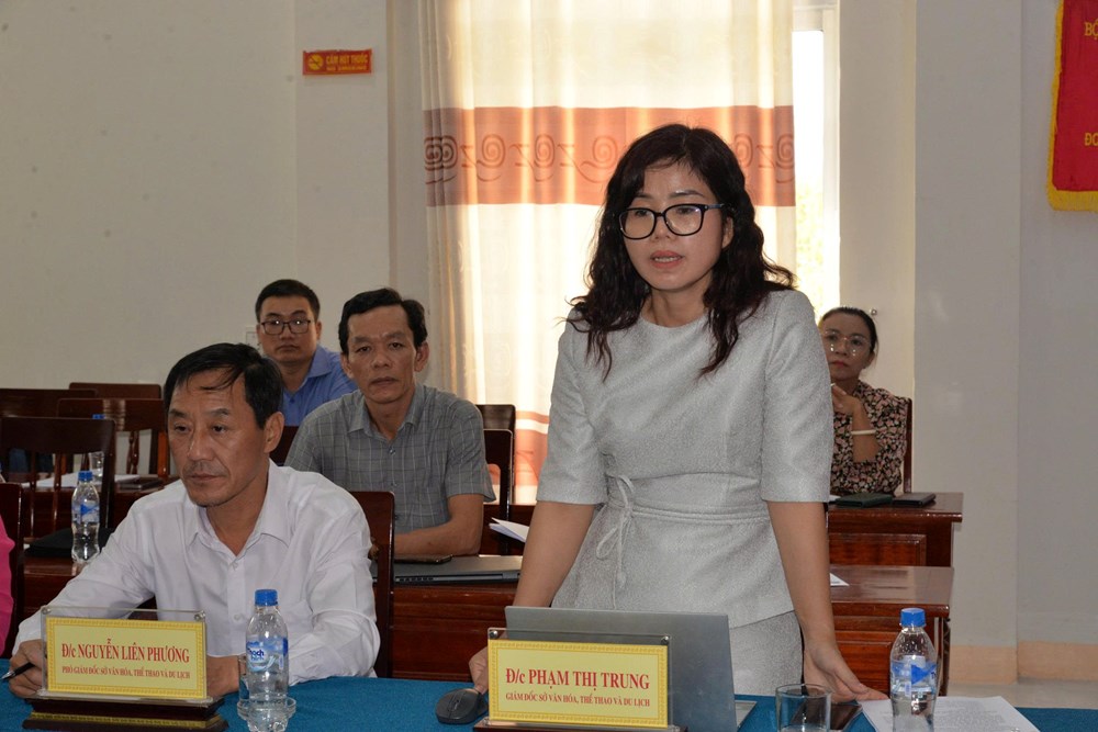 Lãnh đạo tỉnh Quảng Ngãi làm việc với Sở VHTTDL - ảnh 2