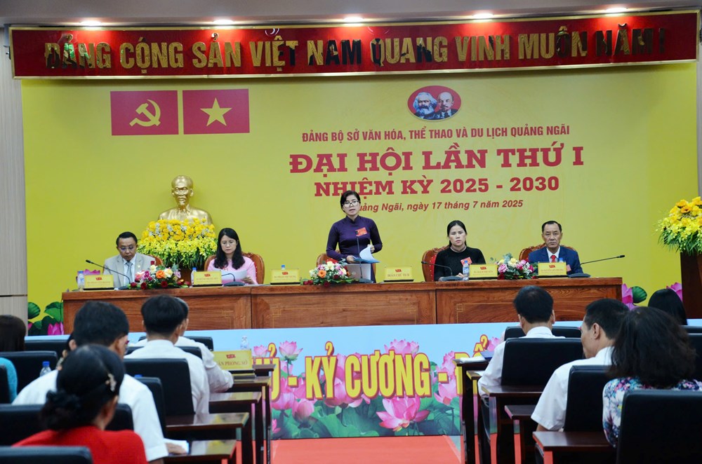 Đảng bộ Sở VHTTDL Quảng Ngãi “Đoàn kết – Dân chủ - Kỷ cương – Đổi mới – Phát triển” - ảnh 2