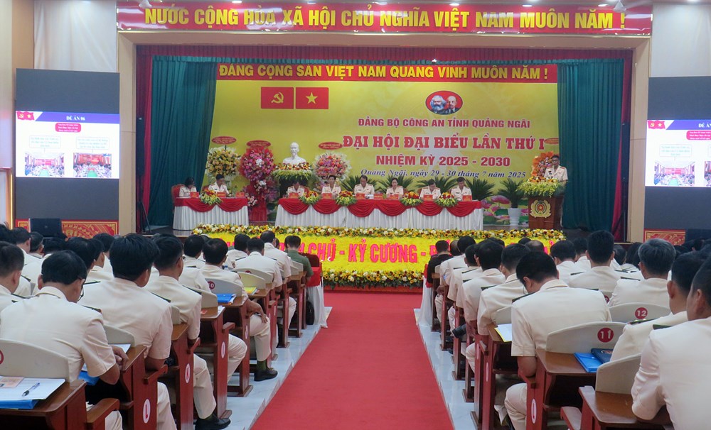 Đảng bộ Công an Quảng Ngãi phát huy vai trò nòng cốt trong công tác bảo đảm ANTT - ảnh 1