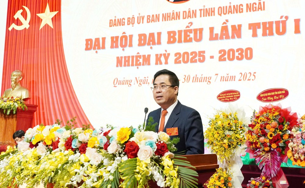 Đại hội Đảng bộ UBND tỉnh Quảng Ngãi lần thứ I - ảnh 4