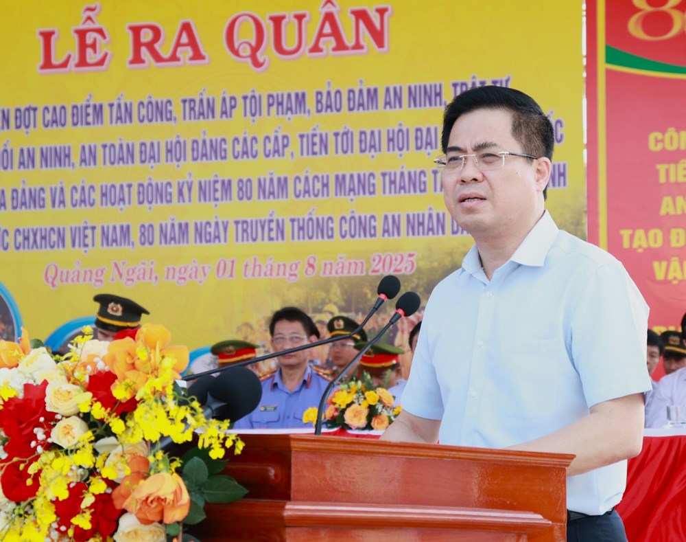 Ra quân thực hiện đợt cao điểm tấn công, trấn áp tội phạm, bảo đảm ANTT - ảnh 3