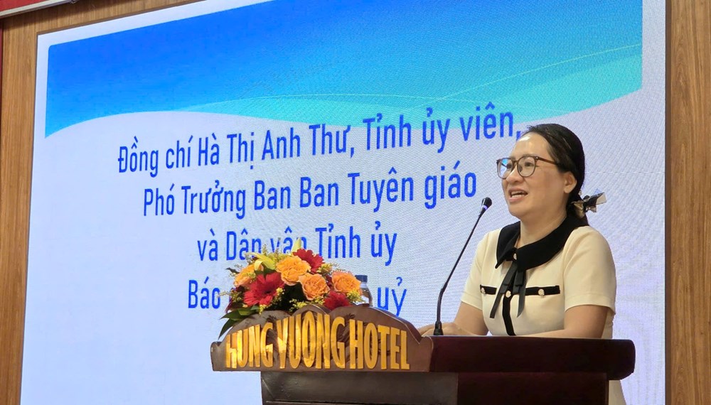 Quảng Ngãi tập huấn công tác tuyên truyền về xây dựng Đảng - ảnh 3
