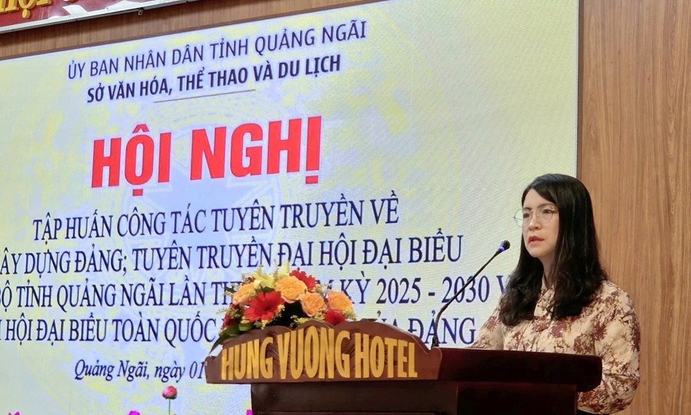 Quảng Ngãi tập huấn công tác tuyên truyền về xây dựng Đảng - ảnh 1