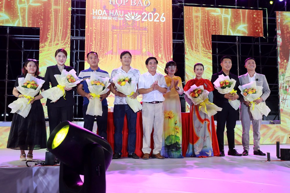 Họp báo khởi động cuộc thi Hoa hậu du lịch bản sắc Việt Nam 2026 - ảnh 7