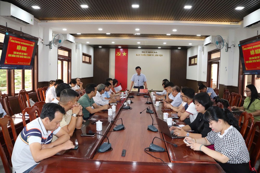 Cơ quan báo chí chủ động trong công tác tuyên truyền, kịp thời định hướng, ổn định dư luận - ảnh 1