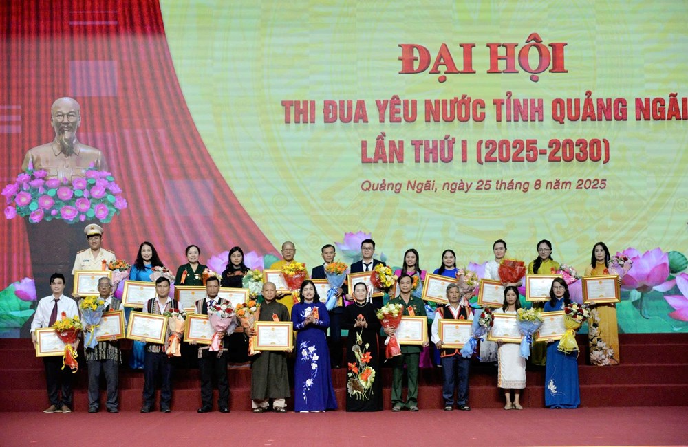 Đại hội thi đua yêu nước tỉnh Quảng Ngãi lần thứ 1, giai đoạn 2025 – 2030 - ảnh 7