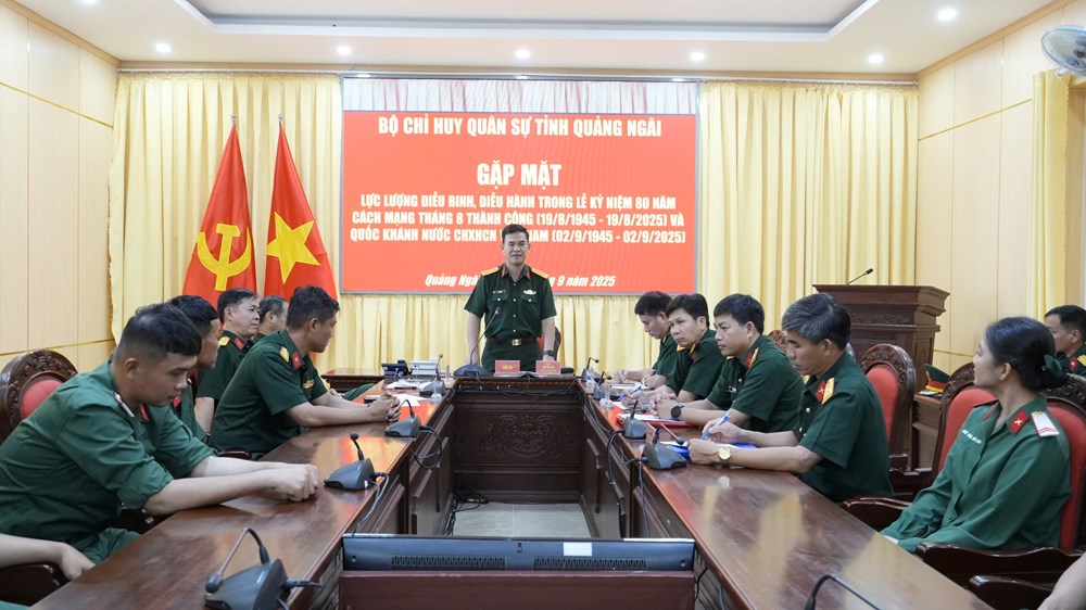 Gặp mặt, biểu dương lực lượng làm nhiệm vụ tại A80 - ảnh 1