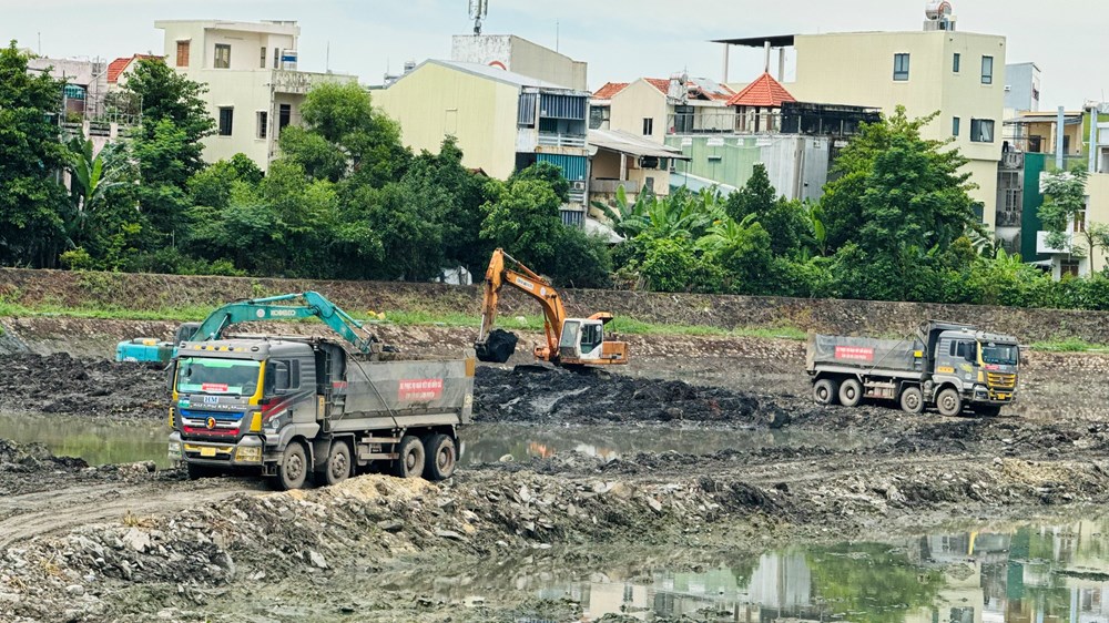 Hồ chứa nước thải ở trung tâm Quảng Ngãi được “hồi sinh” - ảnh 2