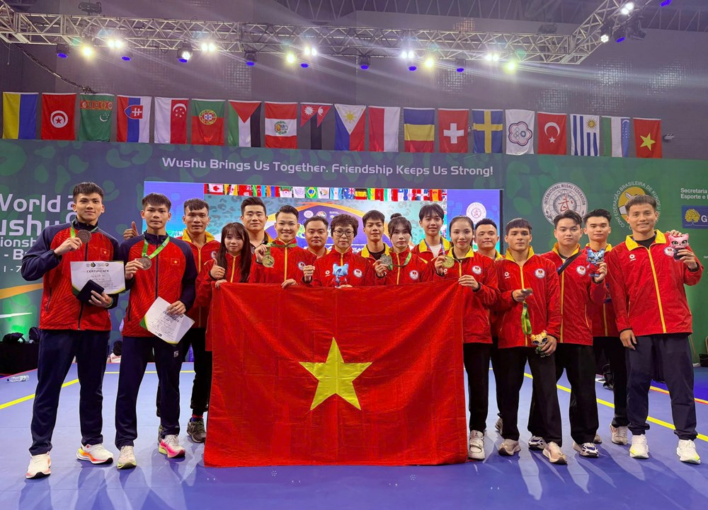Võ sĩ quê Quảng Ngãi đoạt huy chương bạc tại Giải vô địch Wushu thế giới - ảnh 1