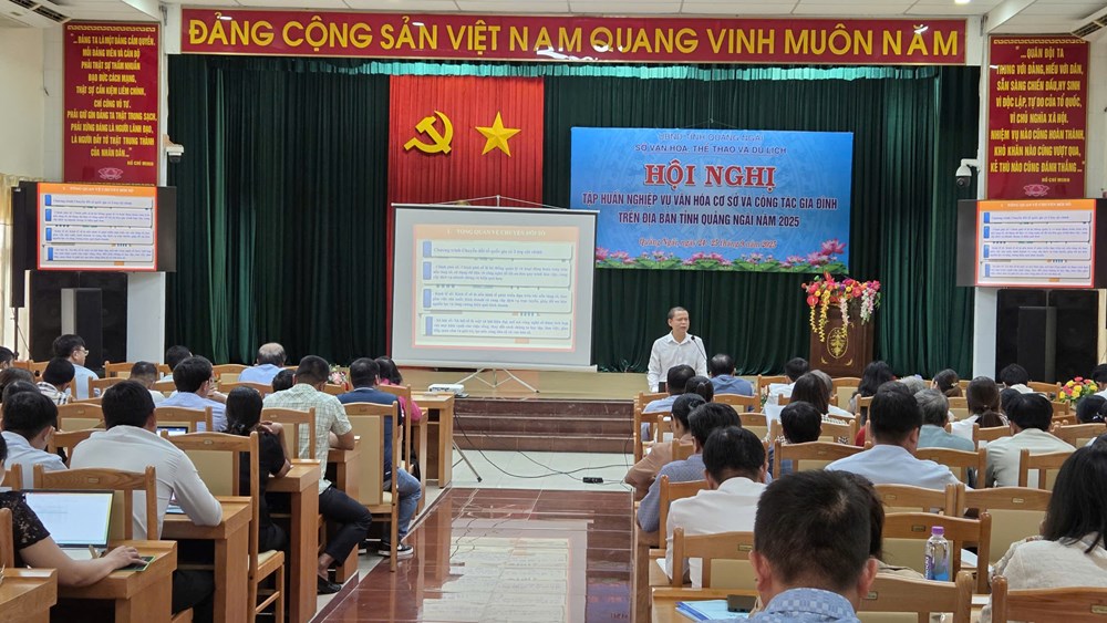 Quảng Ngãi tập huấn Nghiệp vụ Văn hóa cơ sở và công tác gia đình - ảnh 4