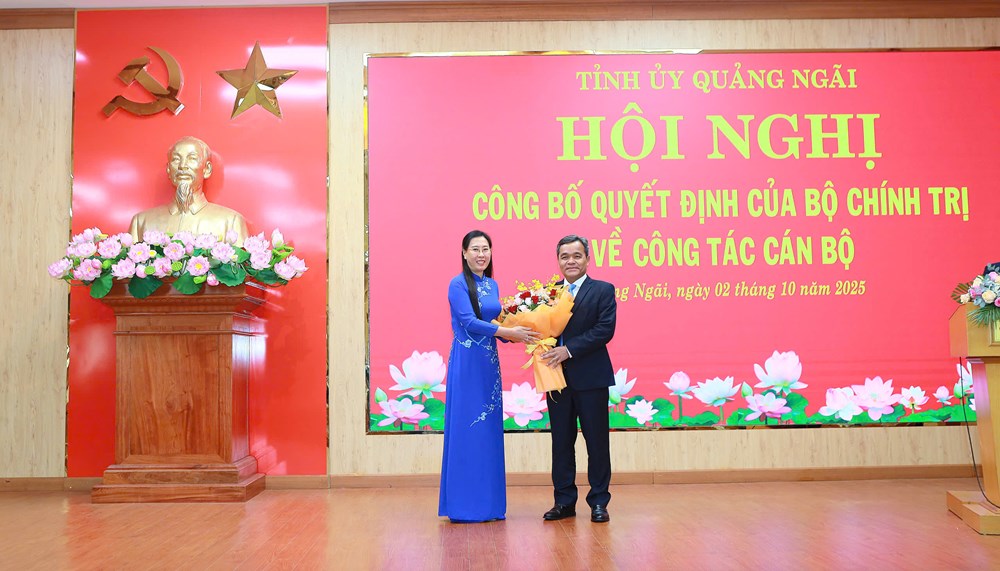 Thứ trưởng thường trực Bộ Dân tộc và Tôn giáo giữ chức Bí thư Tỉnh ủy Quảng Ngãi - ảnh 2