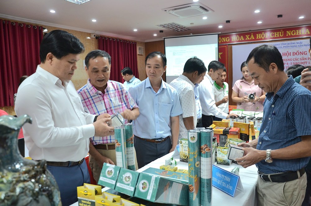 Quảng Ngãi đánh giá, phân hạng sản phẩm có tiềm năng đạt OCOP 4 sao, 5 sao - ảnh 1