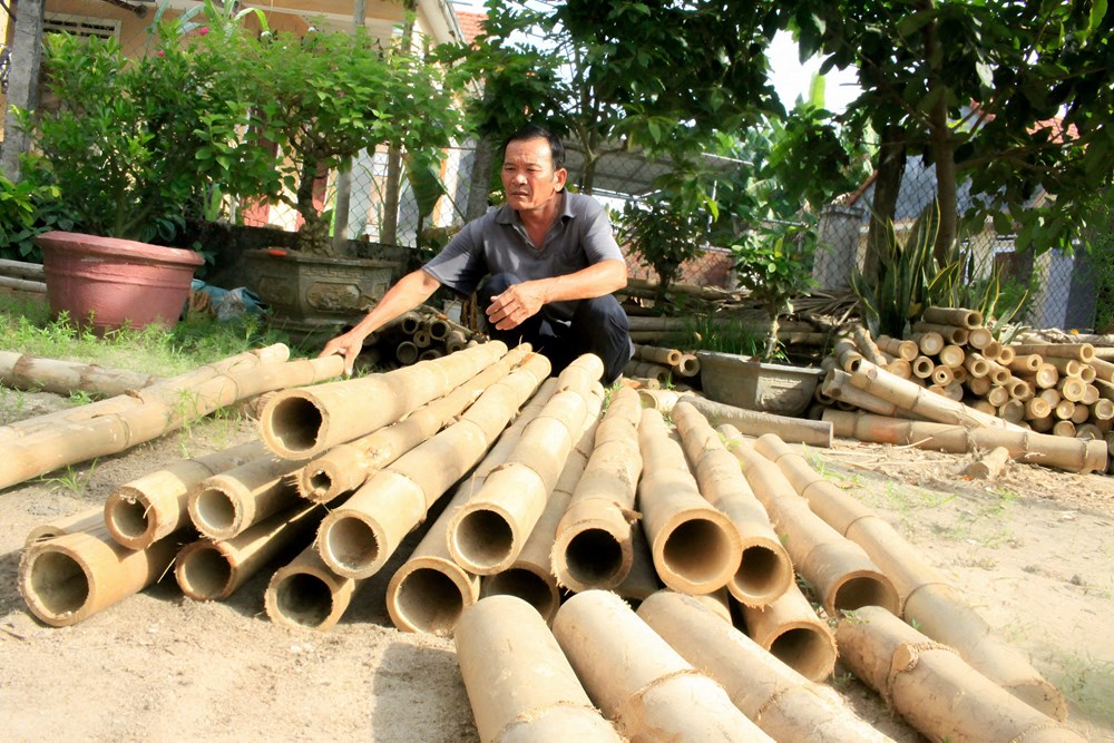“Giữ lửa” nghề truyền thống từ cây tre làng - ảnh 3