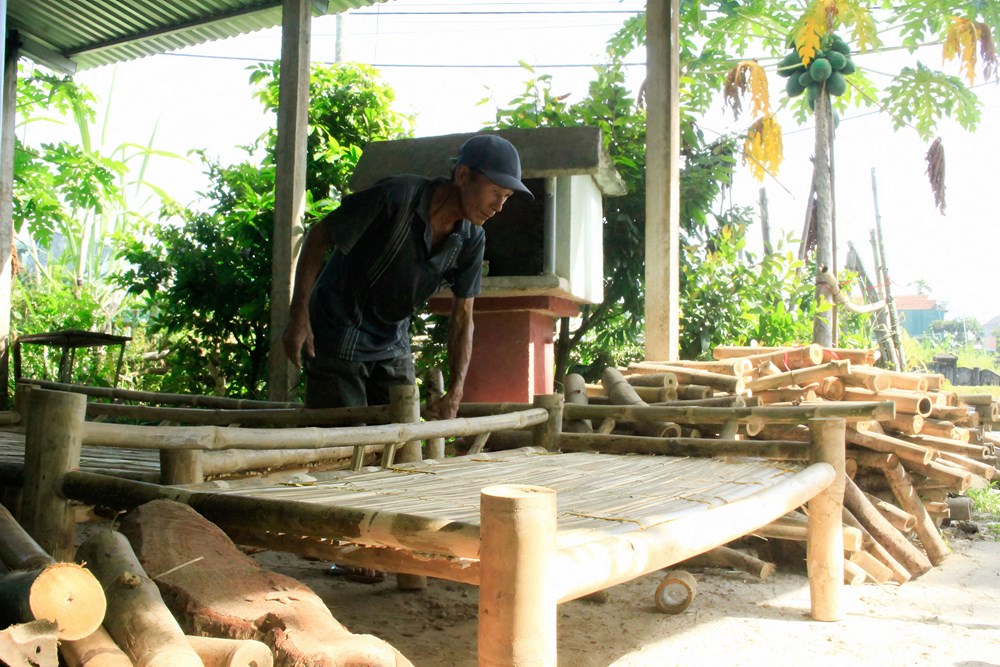 “Giữ lửa” nghề truyền thống từ cây tre làng - ảnh 4