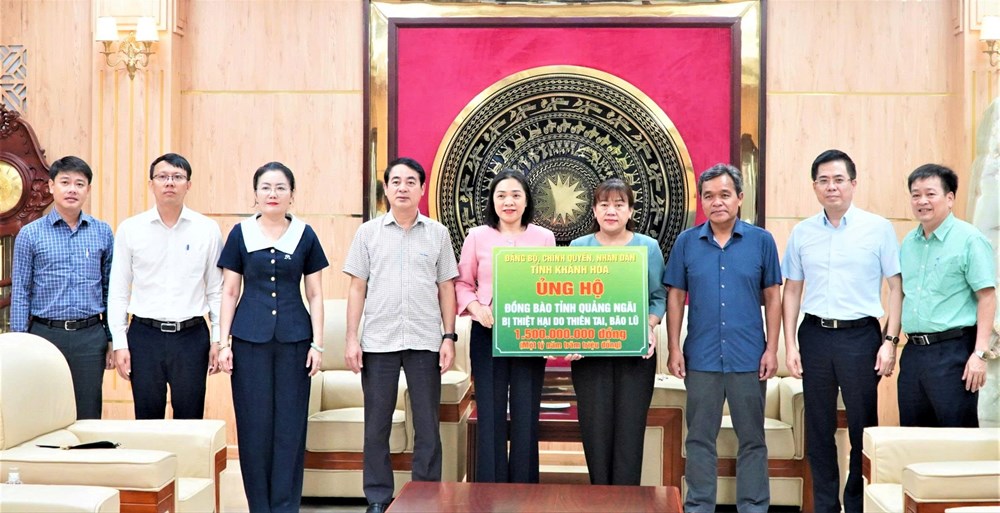 Tiếp nhận đơn vị, cơ quan, doanh nghiệp và cá nhân hỗ trợ khắc phục bão lũ - ảnh 3