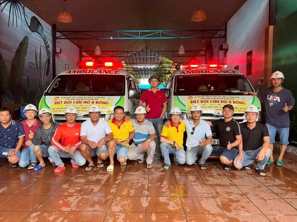 Biệt đội cứu hộ 0 đồng Quảng Ngãi chính thức ra quân hỗ trợ người dân - ảnh 3