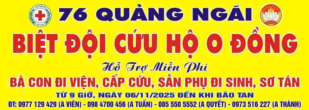 Biệt đội cứu hộ 0 đồng Quảng Ngãi chính thức ra quân hỗ trợ người dân - ảnh 1