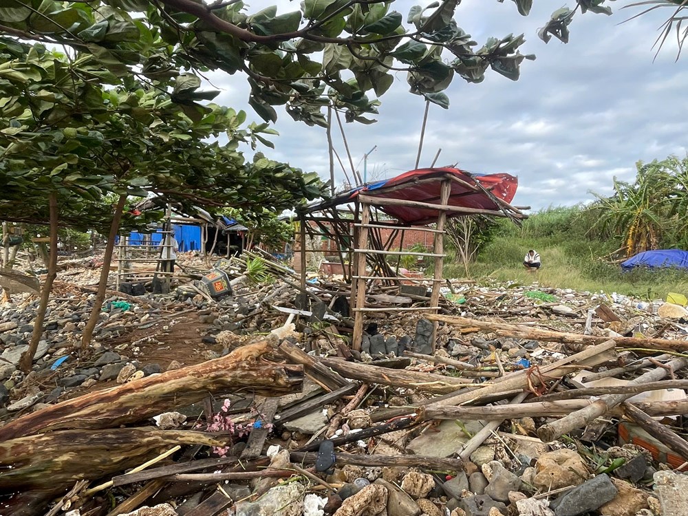 Các điểm di tích, du lịch ở Quảng Ngãi bị ảnh hưởng nặng do triều cường - ảnh 5