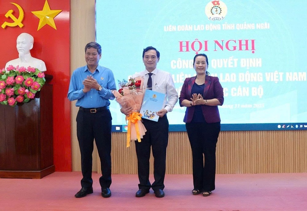 Quảng Ngãi có Chủ tịch Liên đoàn Lao động mới - ảnh 1