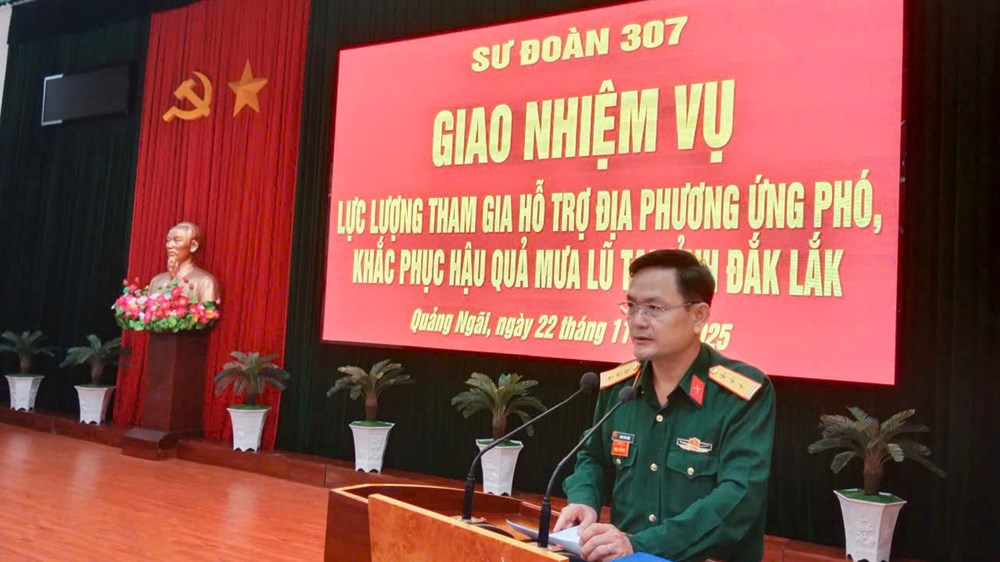 Sư đoàn 307 Quảng Ngãi cơ động lực lượng hỗ trợ Đắk Lắk - ảnh 3