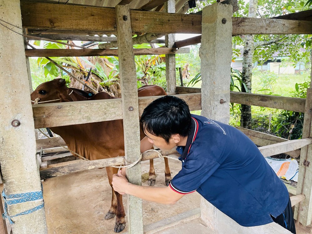 Xã Nghĩa Hành trao sinh kế cho người nghèo - ảnh 6