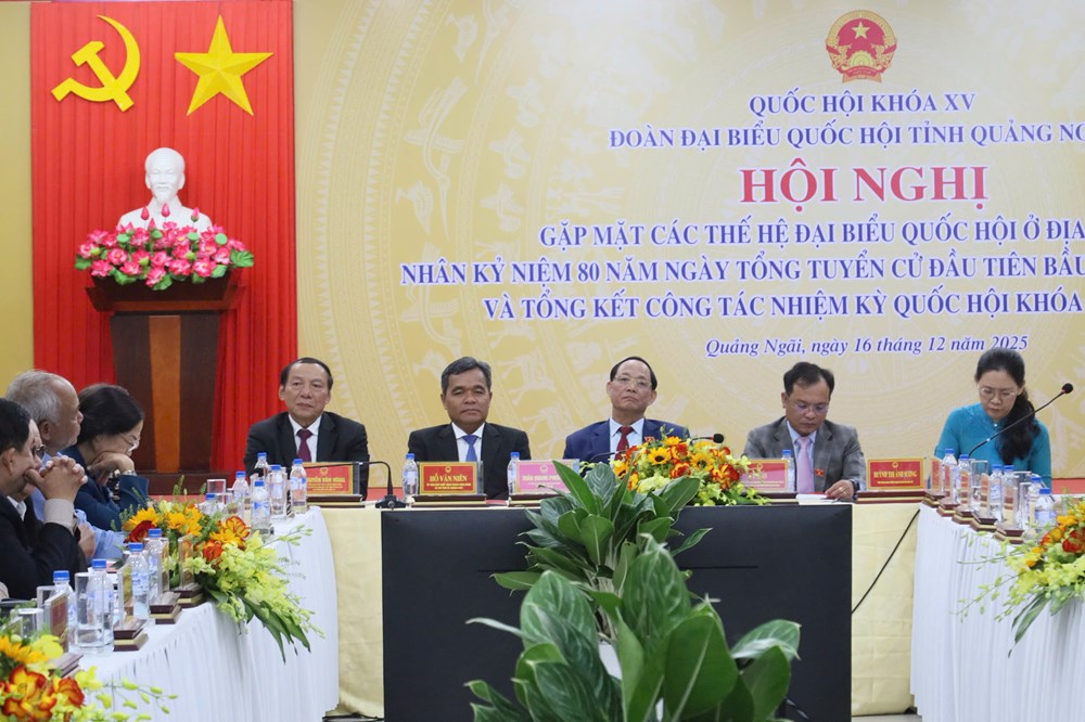 Gặp mặt các thế hệ đại biểu Quốc hội tỉnh nhân kỷ niệm 80 năm Ngày Tổng tuyển cử đầu tiên - ảnh 1