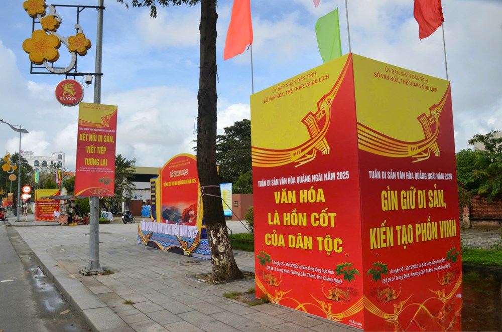 Tuần lễ di sản Quảng Ngãi: “Kết nối di sản, viết tiếp tương lai” - ảnh 1