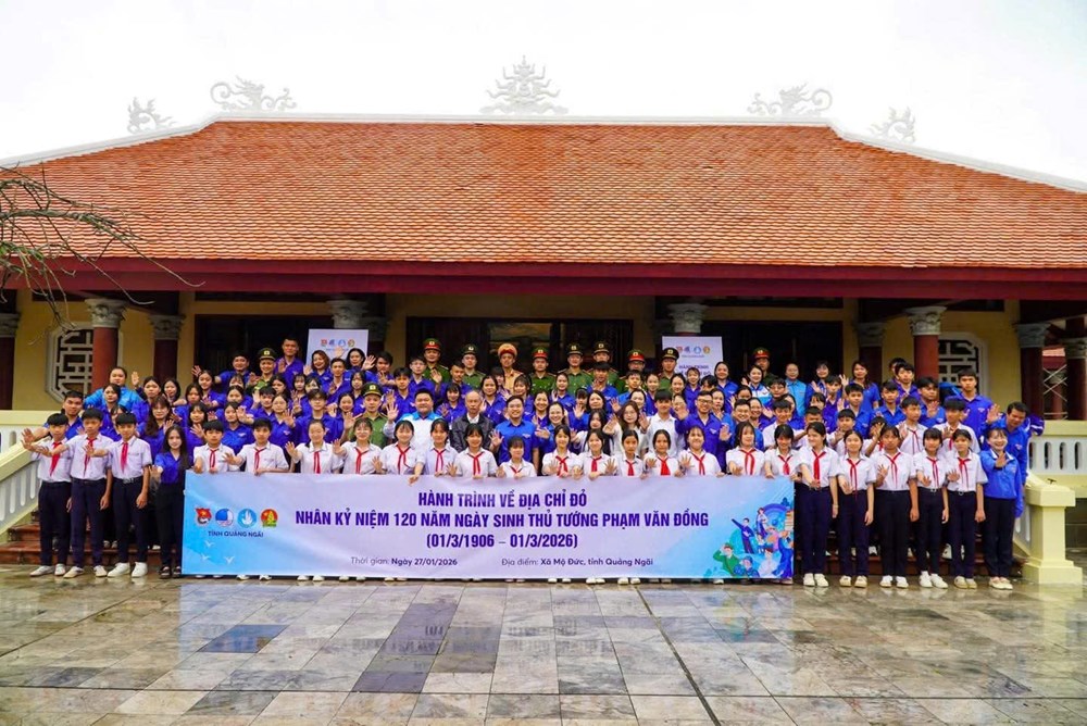 Tuổi trẻ Quảng Ngãi hành trình về địa chỉ đỏ - ảnh 5