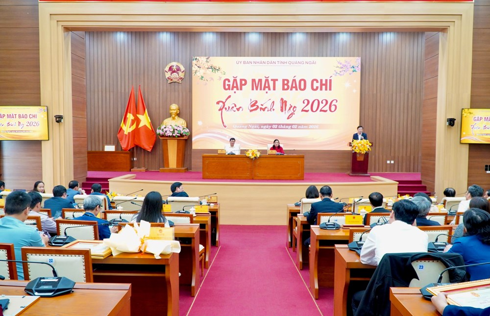 Quảng Ngãi gặp mặt báo chí Xuân Bính Ngọ 2026 - ảnh 1